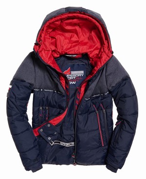 Superdry Sartorial Snow Férfi Kabát Sötétkék | BGCRV6712